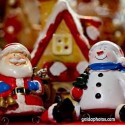 Weihnachtsmann, Santa Claus, Nikolaus, Schneemann