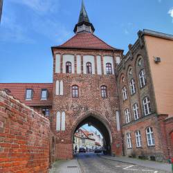 Rostock, Gebäude, Architektur, Tor, Stadtmauer