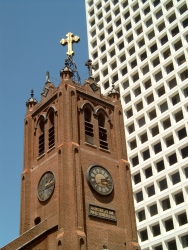 Kirche, Hochhaus, Architektur, Gebäude, San Francisco, USA, Kalifornien