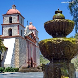 Kirche, Mission, Architektur, Gebäude, Kalifornien, USA, Brunnen, Springbrunnen
