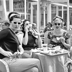Frauen, Kaffee, Flughafen, 1960er