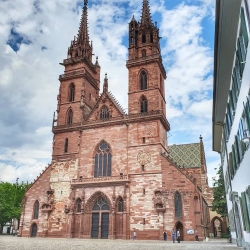 Basel Münster, Kirche, Basel, Bauwerk, Architektur, Gebäude