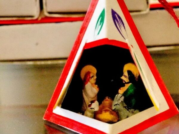 Weihnachtskrippe Tipi